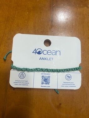 4Ocean Anklet . Funds a Global Ocean Cleanup. NWT